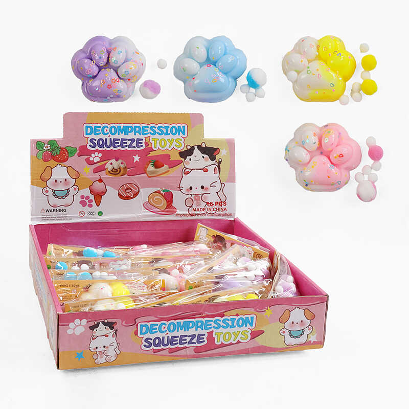 Гра антистрес C 71326 (24) ЦІНА ЗА 16 ШТУК В БЛОЦІ, “Лапка”, в коробці