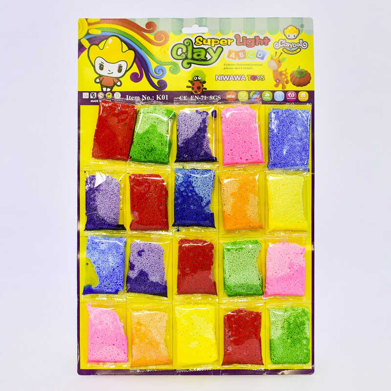 Кульковий пластилін С 33835 (100) 20шт на листі