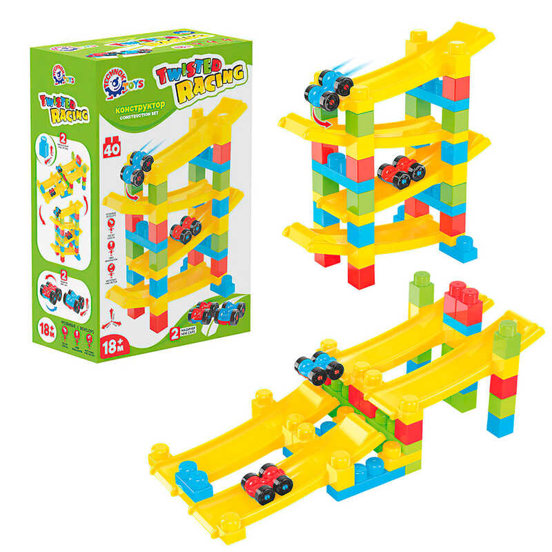 гр Іграшка "Конструктор" 9581 (3) "Technok Toys" 40 деталей, в коробці