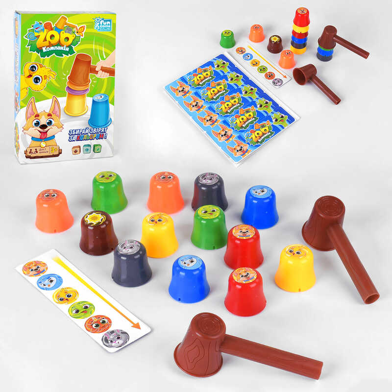 гр Настільна гра "Zoo компанія" 59540 (18/2) "4FUN Game Club" в коробці