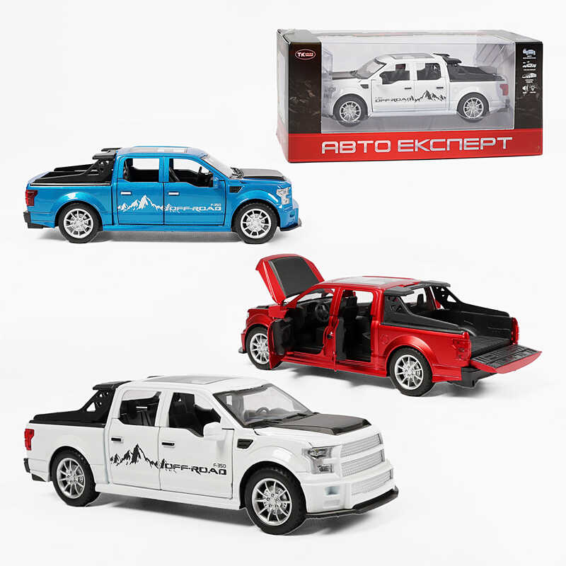 Машинка TX 60715 (48) "Авто Експерт", 3 кольори, металопластик, масштаб 1:22, світло, звук, інерція, відчиняються двері, багажник та капот, в коробці, ВИДАЄТЬСЯ МІКС