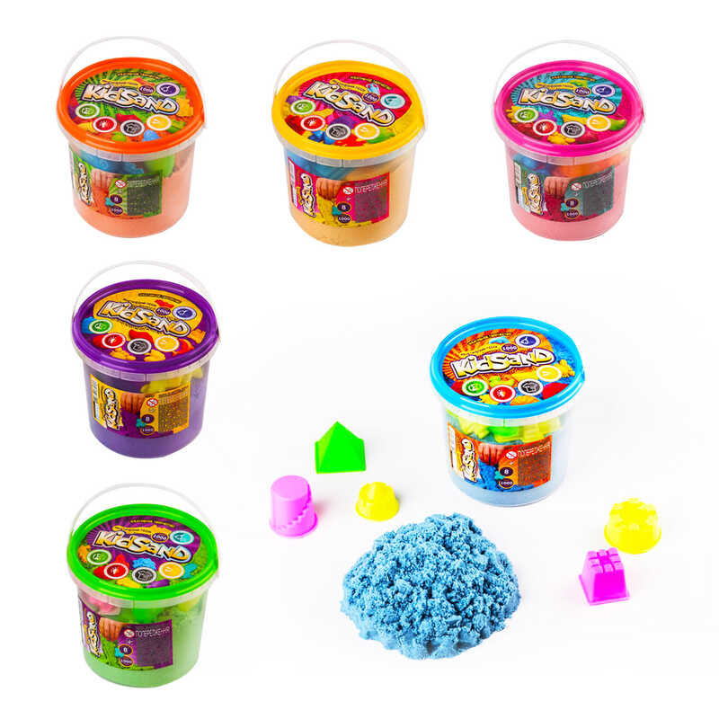 гр Кінетичний пісок "KidSand" 1000г KS-01-01 (12) "Danko Toys"