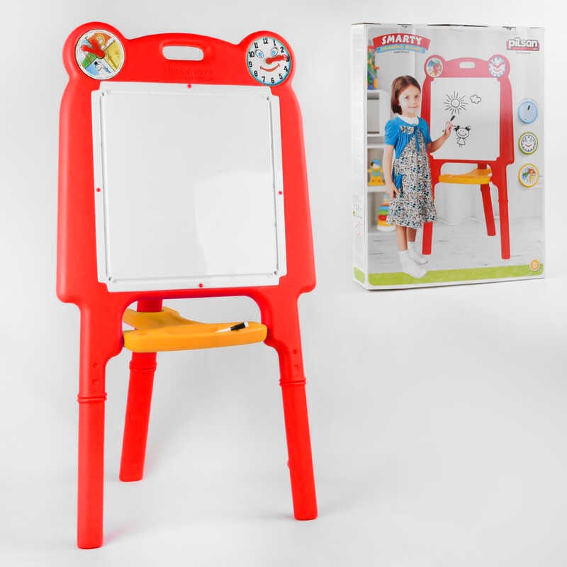 Мольберт 03-413 Pilsan (3) ЧЕРВОНИЙ, в коробці