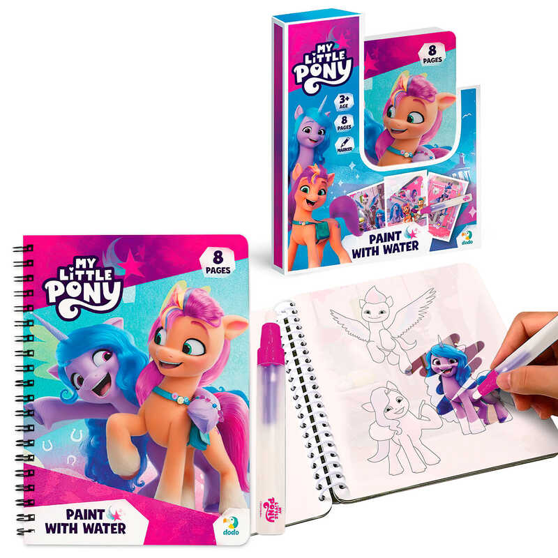 гр Водна розмальовка "My Little Pony" 200445 (30) "DoDo", 8 сторінок, маркер