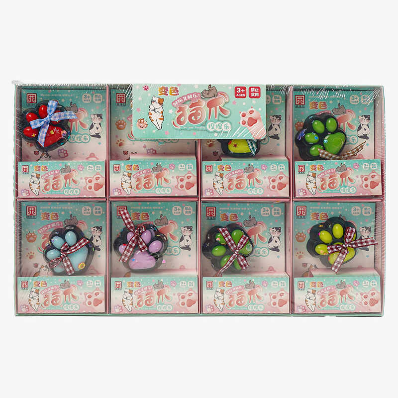 Гра антистрес C 70682 (40) ЦІНА ЗА 24 ШТУКИ В БЛОЦІ, “Лапка”, в коробці