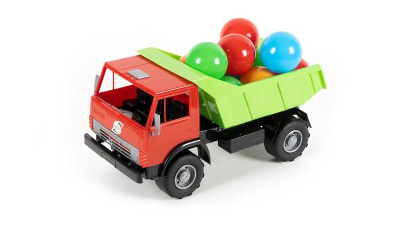 гр Авто Самоскид з кульками X2 Камаз (18) 471 В-2 "ORION", в сітці