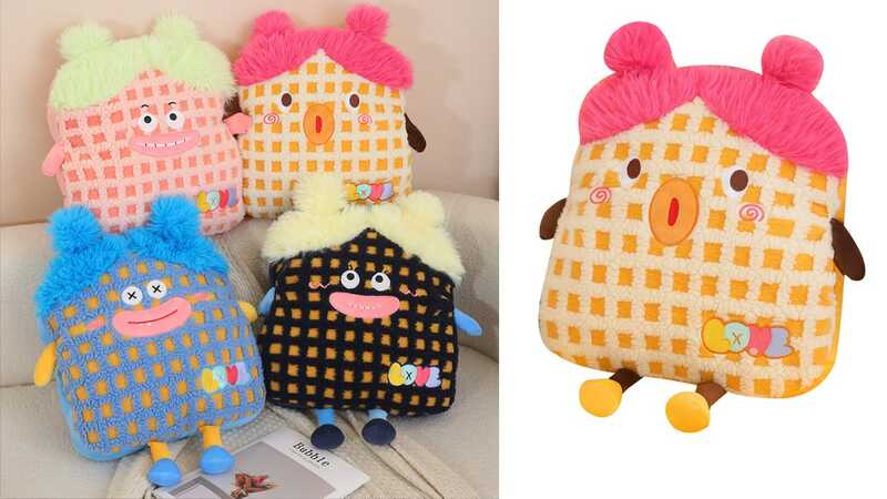 М`яка іграшка M 18902 (50) висота: 30 см, плед: 90х173 см, муфта, ВИДАЄТЬСЯ ТІЛЬКИ МІКС ВИДІВ