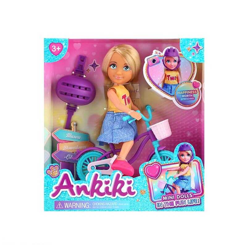 Лялька з аксесуарами 606003 (72) висота ляльки - 13 см, шарнірне з'єднання суглобів, аксесуари, в коробці