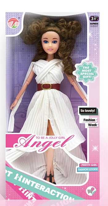 Лялька 28013 (72) висота: 30 см, шарнірні з'єднання, прошите волосся, знімна сукня, знімне взуття,  в коробці