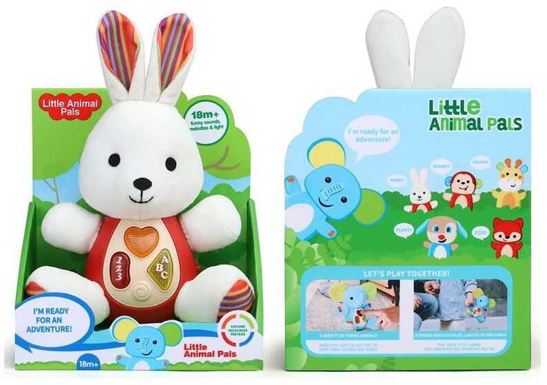 Музичне зайченя 1913-4 (48) звук, підсвічування, англ.мова, у коробці