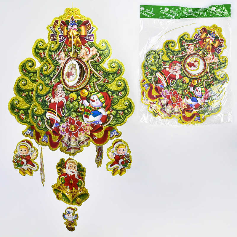 Новорічна прикраса C 30220 Ялинка (300) ЦІНА ЗА 1 ШТ,