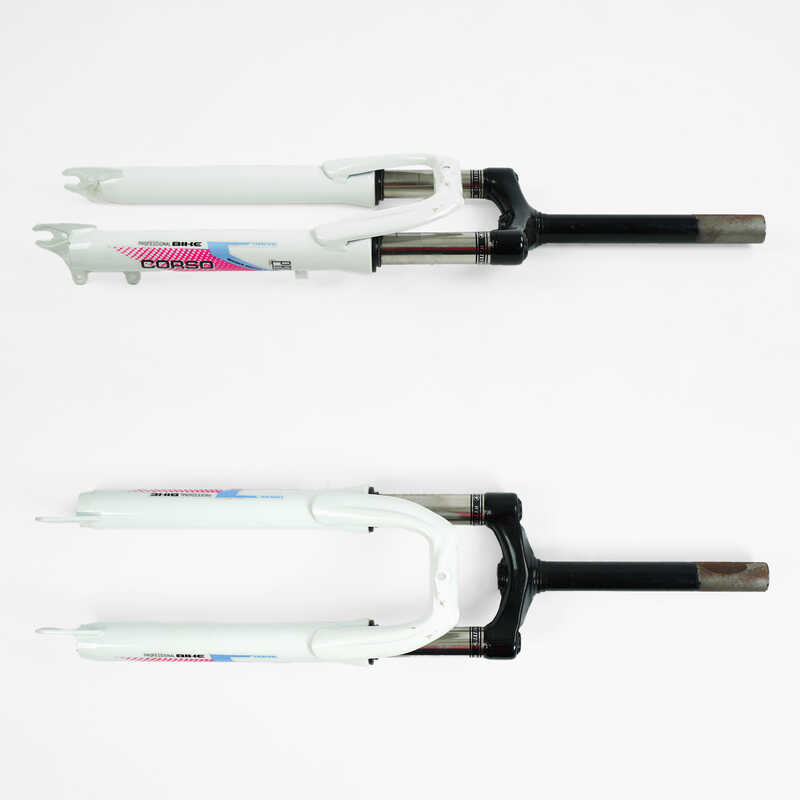 Вилка велосипедна амортизаційна 26475 «KLEO» (10) матеріал сталь, 38мм, без перемикача